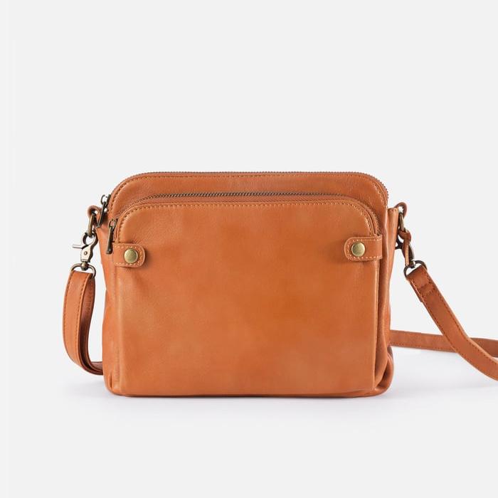 Sleek Three-Layer Crossbody Bag