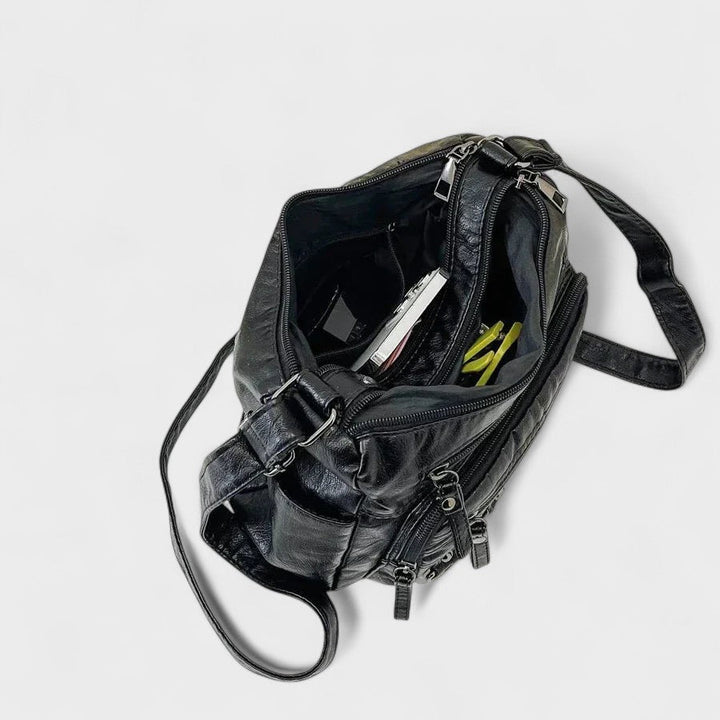 Vintage Inspired Multi-Layer Crossbody Bag