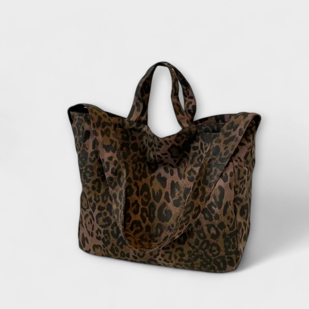 Stylish Leopard Print Tote