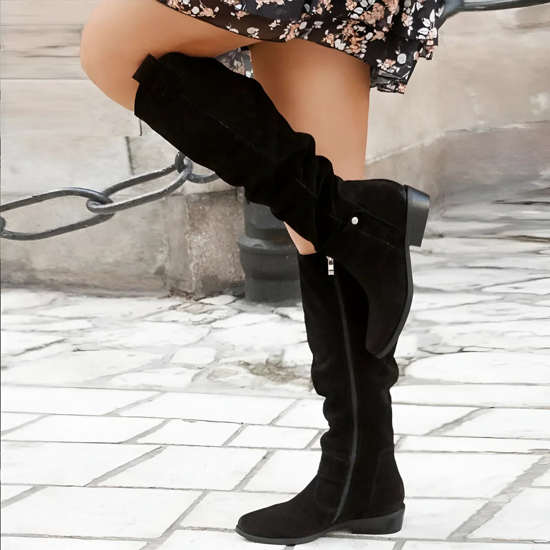 Reverie - Stylish Suede Knee Boots
