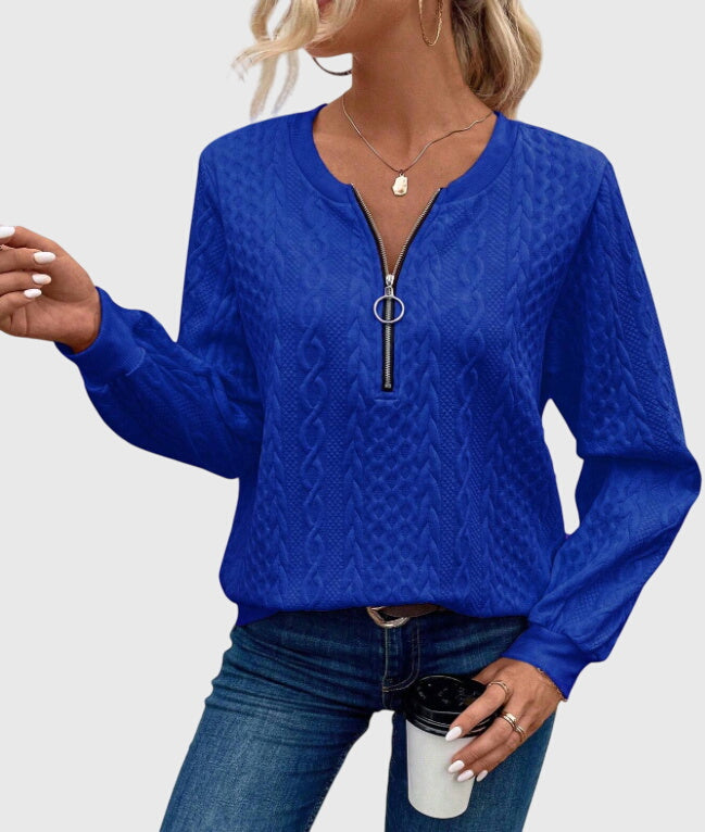 Clara | Sweater with Zipper