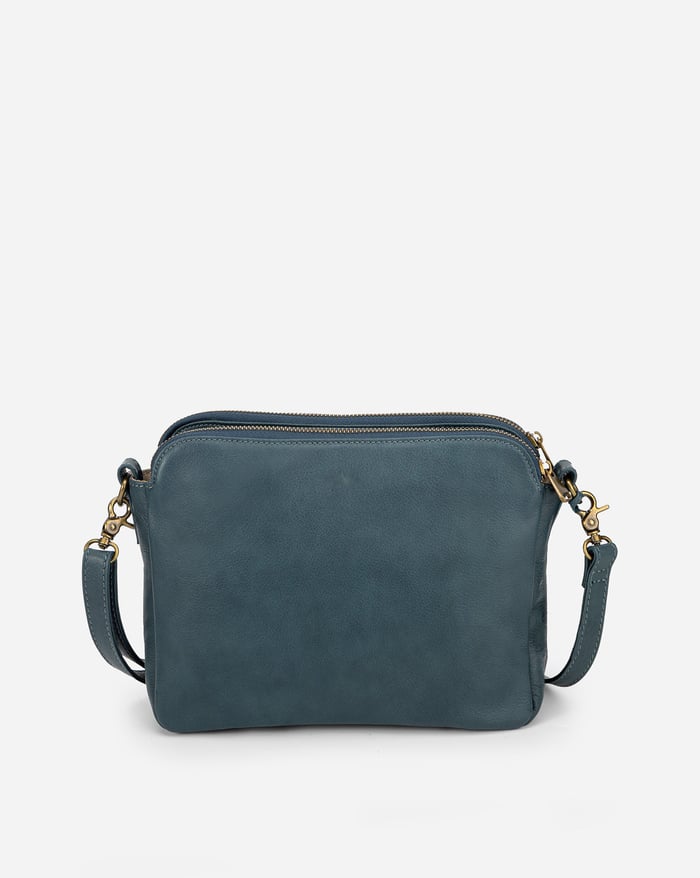 Sleek Three-Layer Crossbody Bag