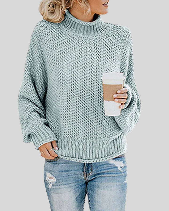 Clara | Chunky Knit Turtleneck Sweater