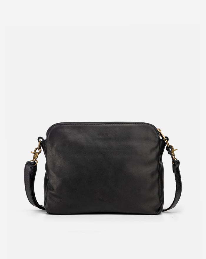 Sleek Three-Layer Crossbody Bag