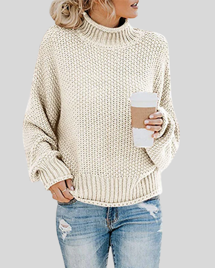 Clara | Chunky Knit Turtleneck Sweater