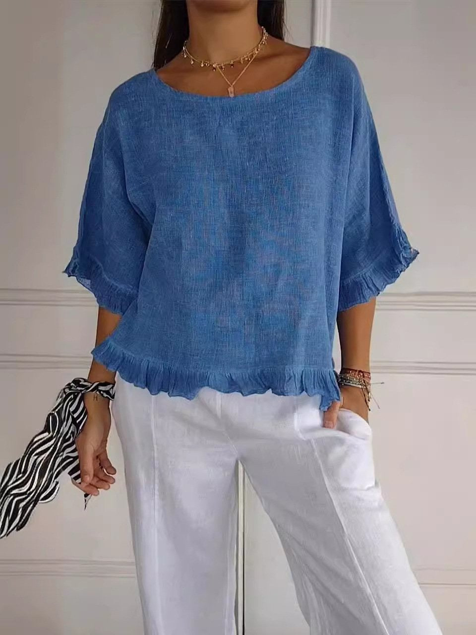 Lila - Casual Elegant Blouse