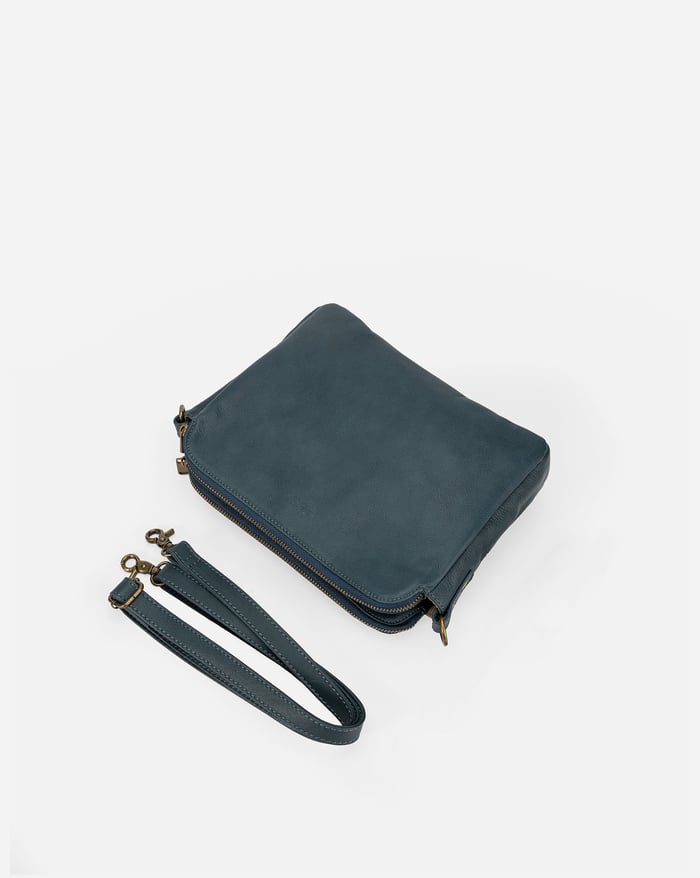 Sleek Three-Layer Crossbody Bag