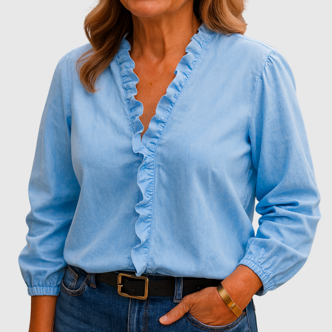 Charley | Elegant Ruffled Blouse