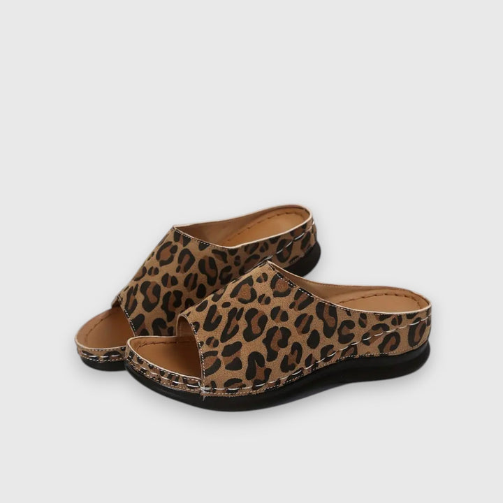Tina – Leopard Sandals