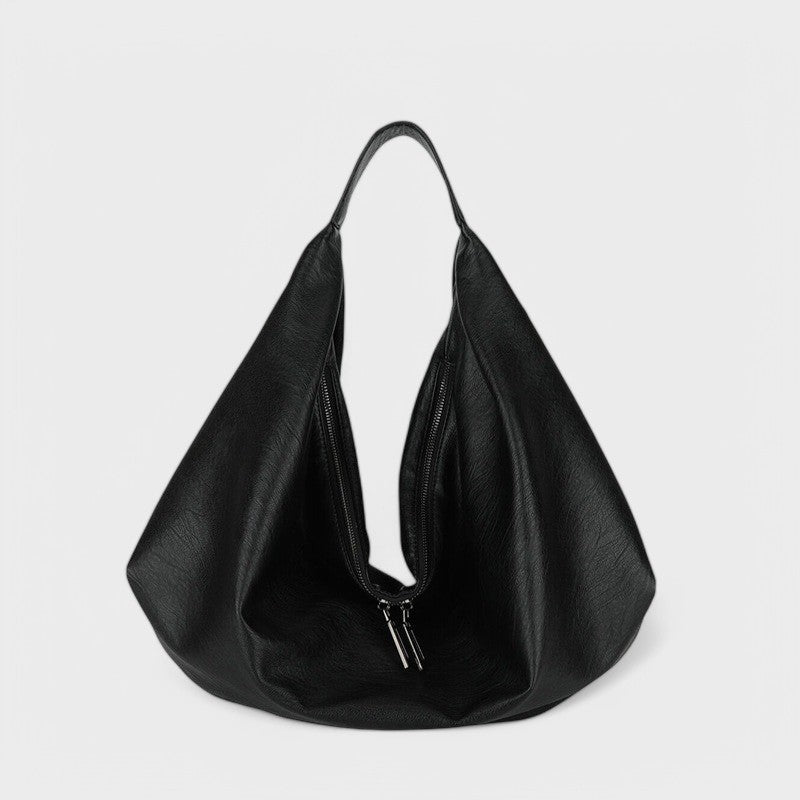 Spacious Triangle Hobo Bag