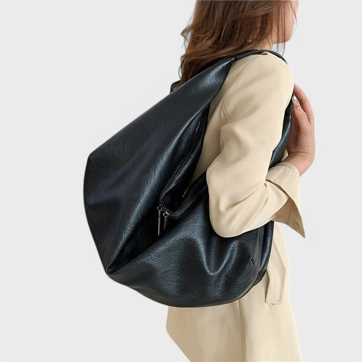 Spacious Triangle Hobo Bag