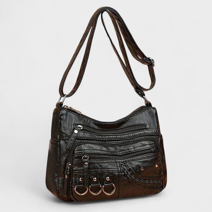 Vintage Inspired Multi-Layer Crossbody Bag