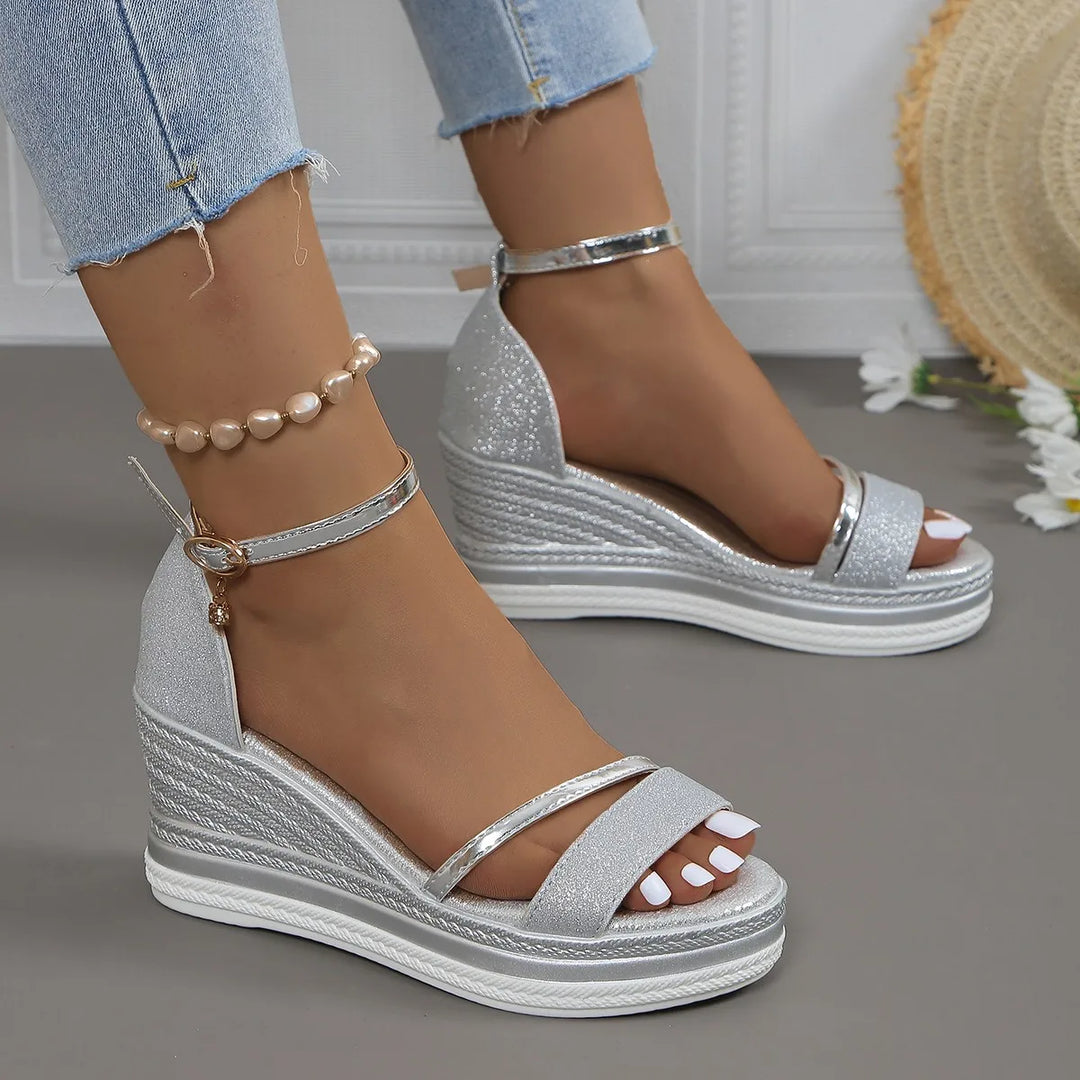 Maren - Comfortable Platform Wedge Sandals