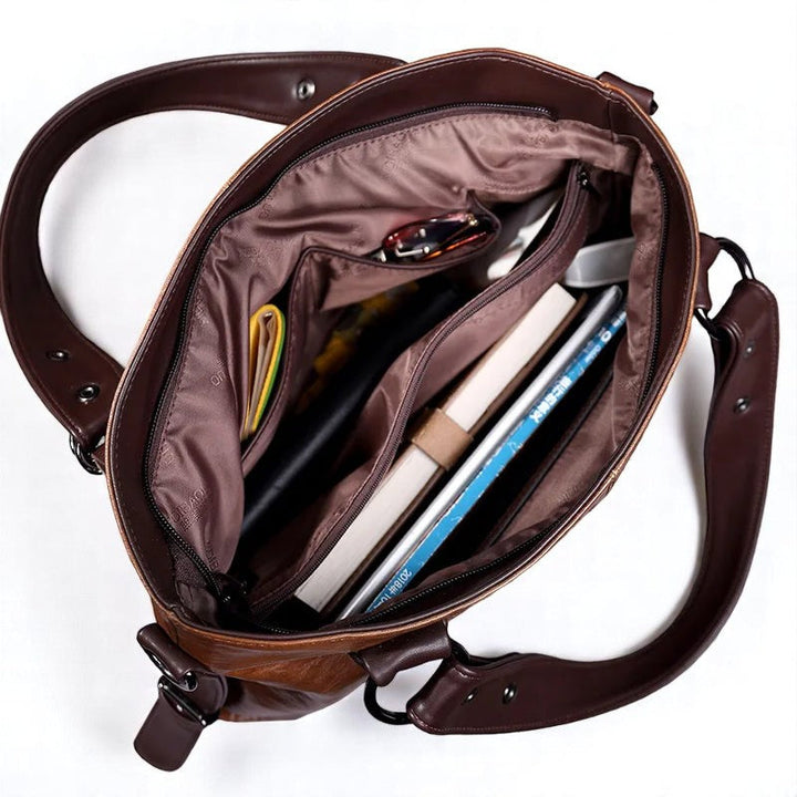 Refined Soft Leather Tote Bag