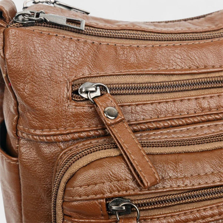 Vintage Inspired Multi-Layer Crossbody Bag