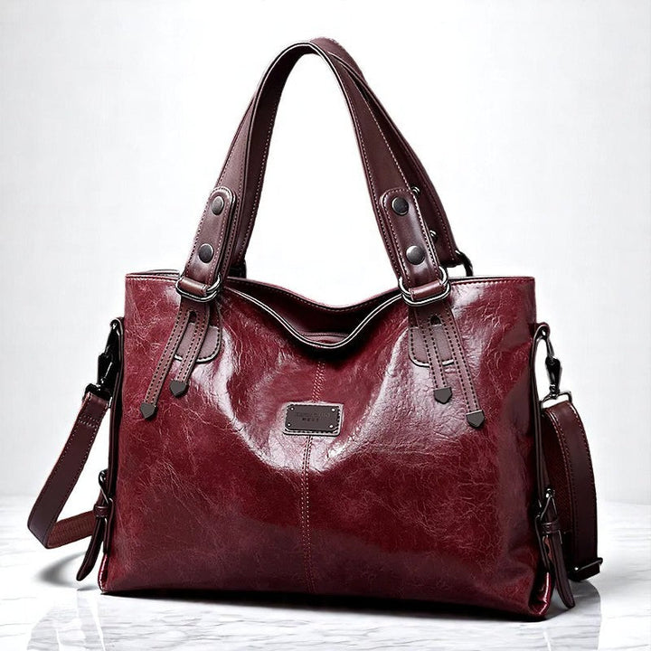 Refined Soft Leather Tote Bag