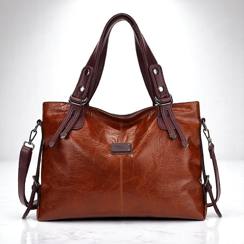 Refined Soft Leather Tote Bag
