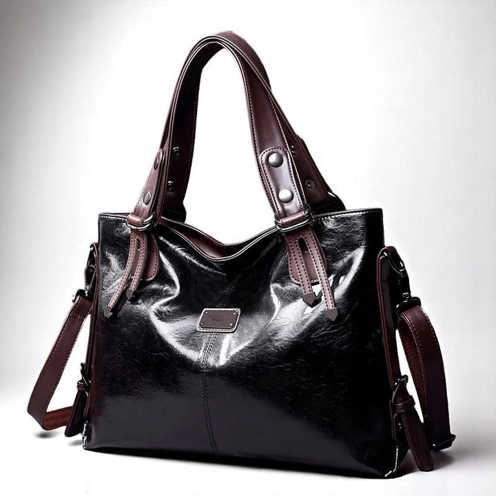 Refined Soft Leather Tote Bag