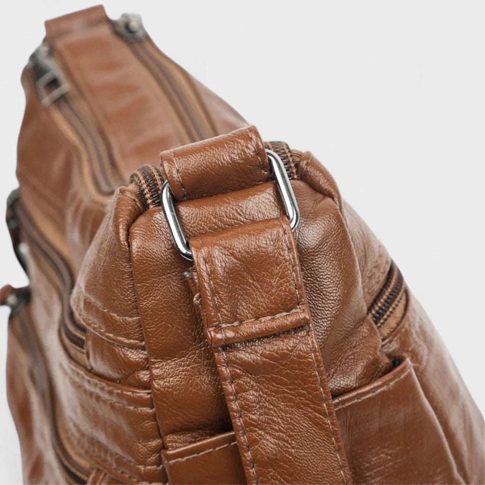 Vintage Inspired Multi-Layer Crossbody Bag