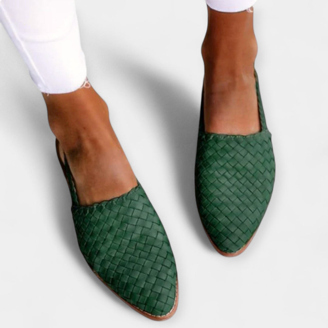 Rosenwyn - Slip-On Buckle Flat Sandals