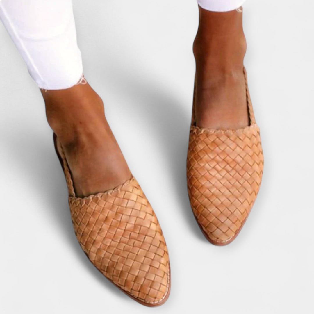 Rosenwyn - Slip-On Buckle Flat Sandals