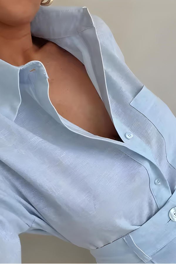 Braylee - Loose Full Sleeve Shirt and Shorts Set