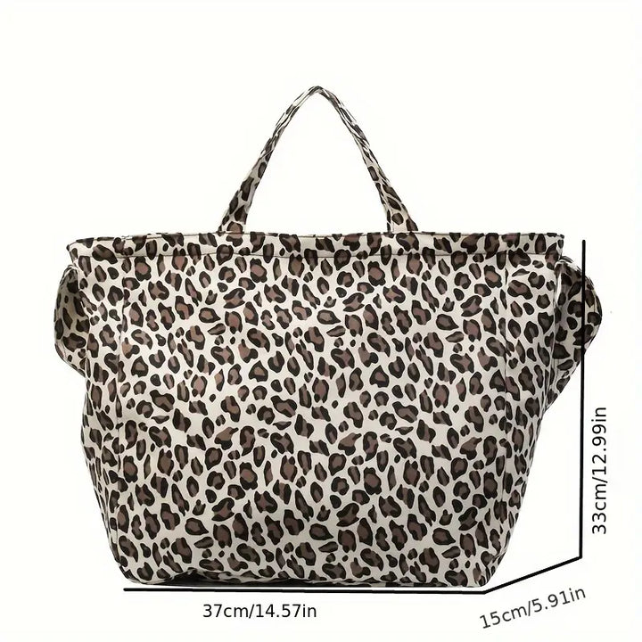 Stylish Leopard Print Tote