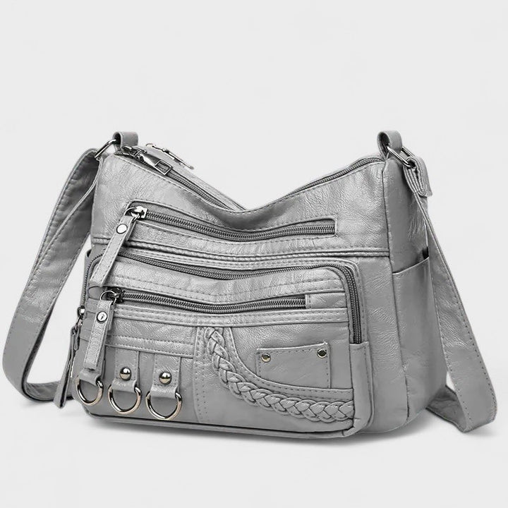 Vintage Inspired Multi-Layer Crossbody Bag