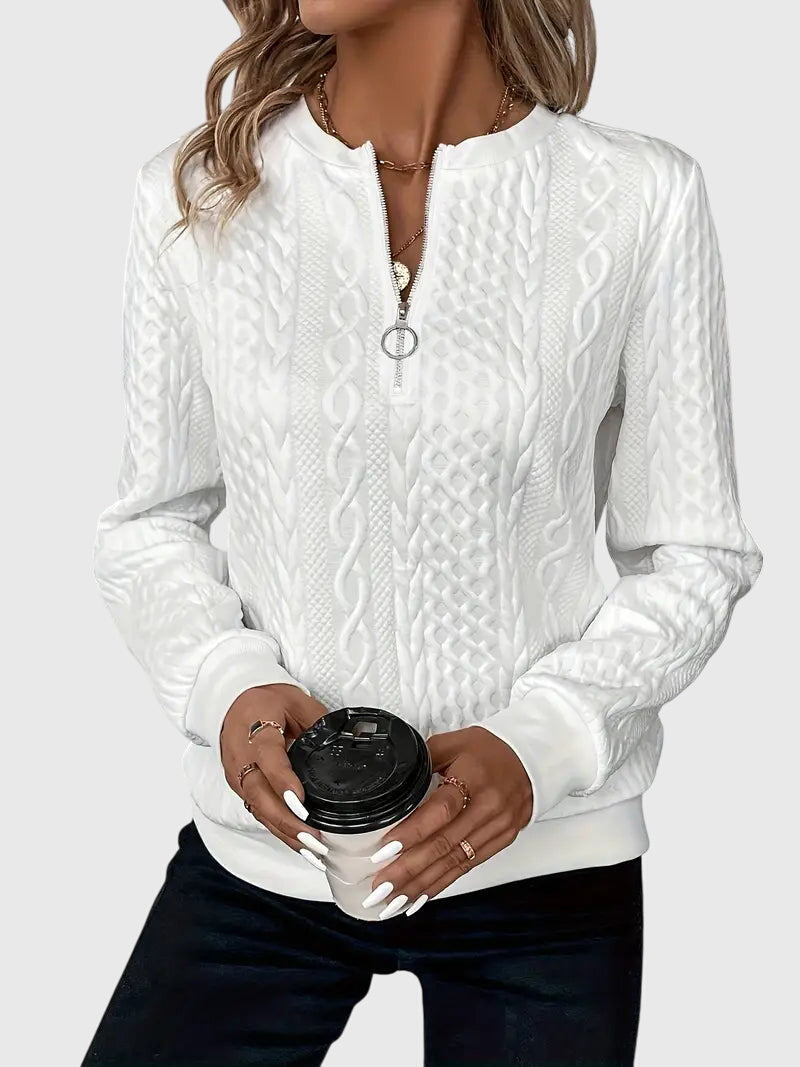 Clara | Sweater with Zipper