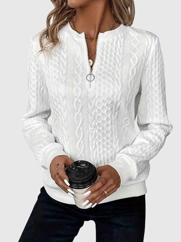 Clara | Sweater with Zipper