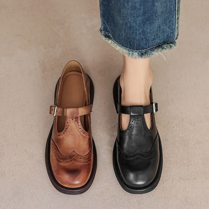 Clara | Elegant Mary Janes Made of Leather