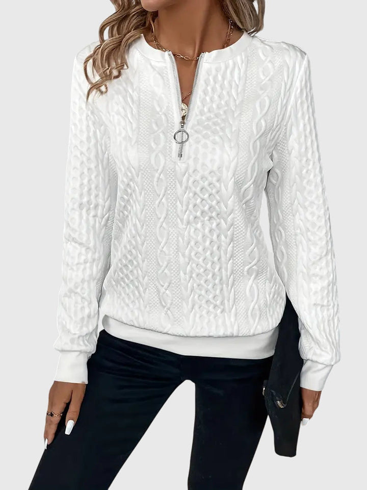 Clara | Sweater with Zipper