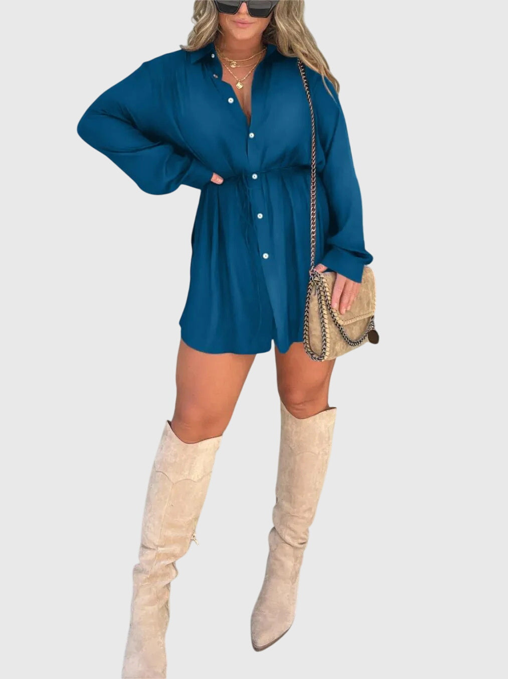 Clara | Elegant Romper Dress