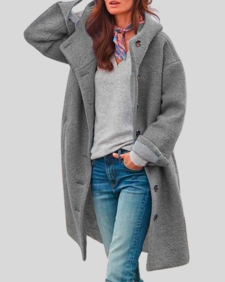 Clara | Mid-Length Stylish Coat for Autumn Days