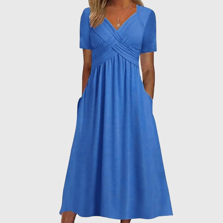 Clara | Midi Dress with Tummy Control