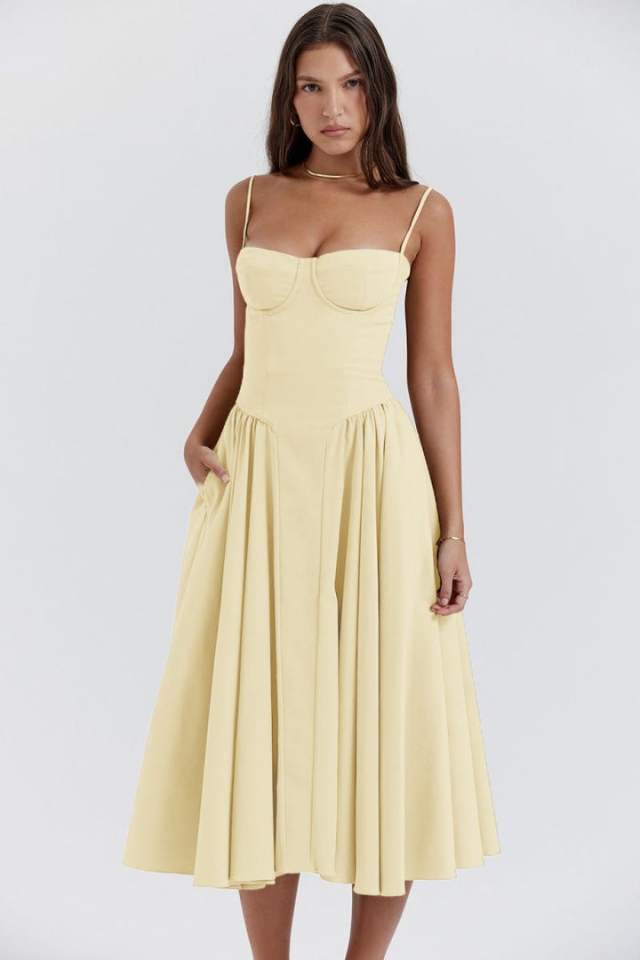 Phoebe - Vintage Cross-Border Fashionable Tank Long Dress