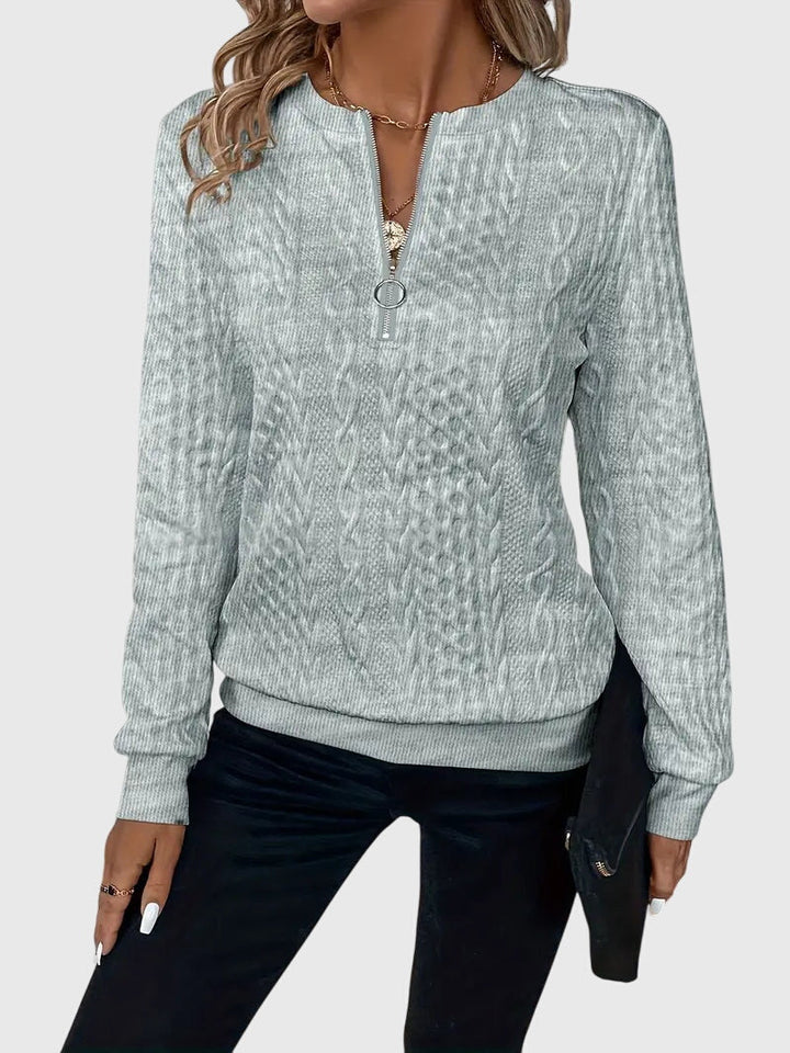 Clara | Sweater with Zipper
