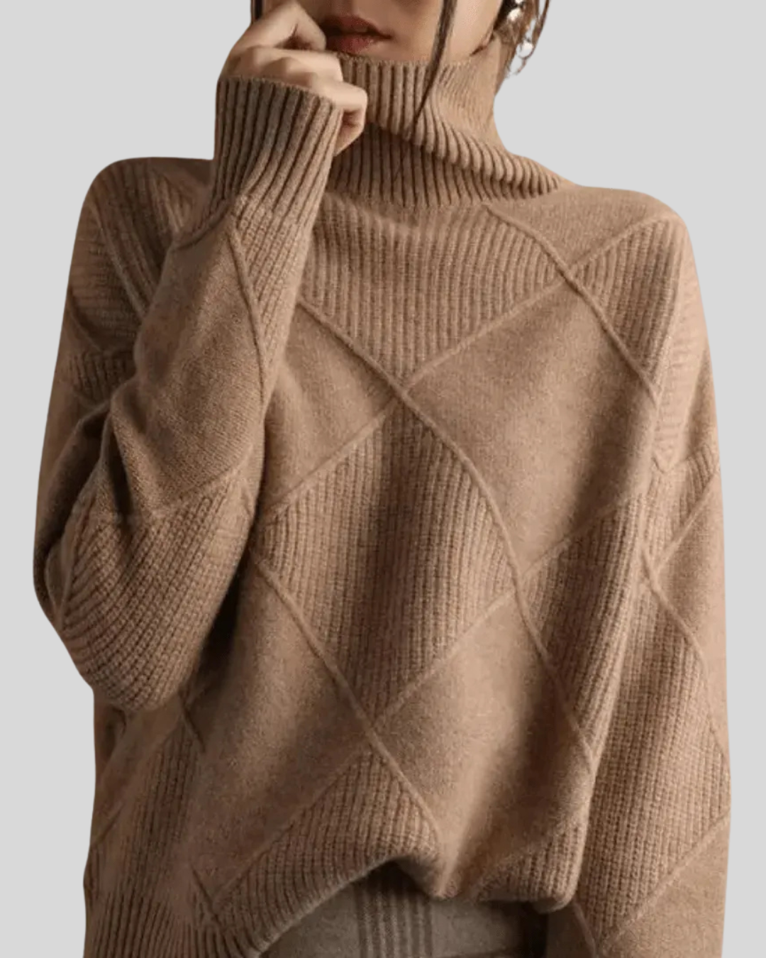 Clara | Luxe Cashmere Turtleneck Sweater