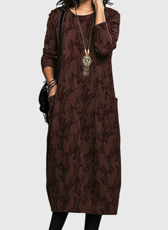 Clara | Casual Round-Neck Dress