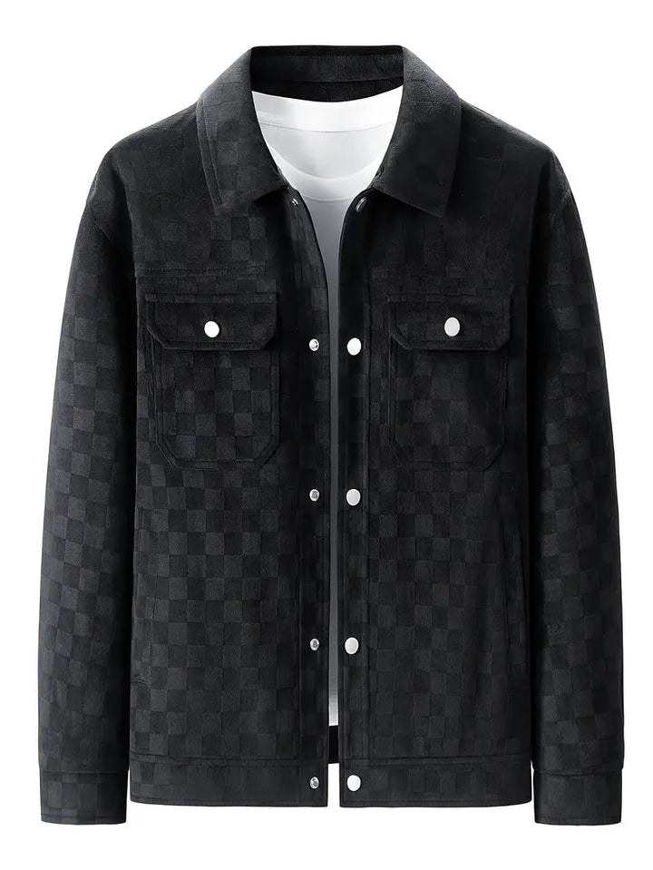Shaviro - Checkered Suede Jacket