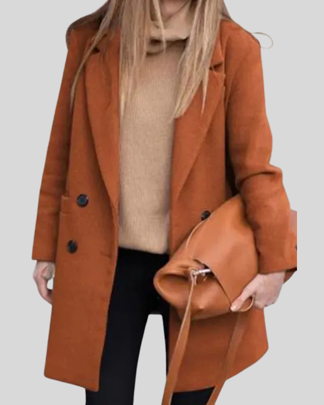 Clara | Mid-Length Autumn Tailored Coat