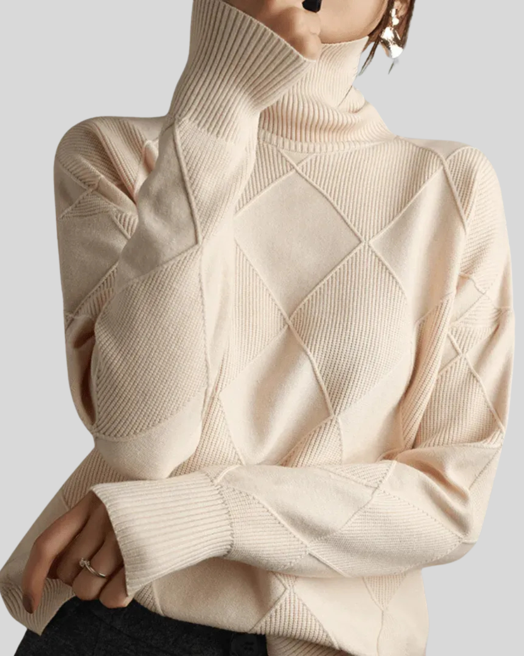 Clara | Luxe Cashmere Turtleneck Sweater