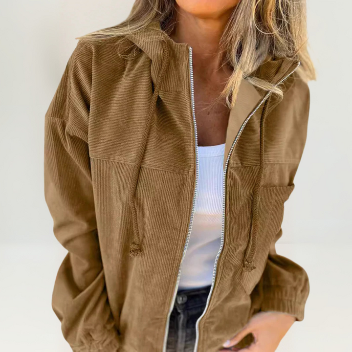 Karla™ | Soft Jacket with Hood and Zipper