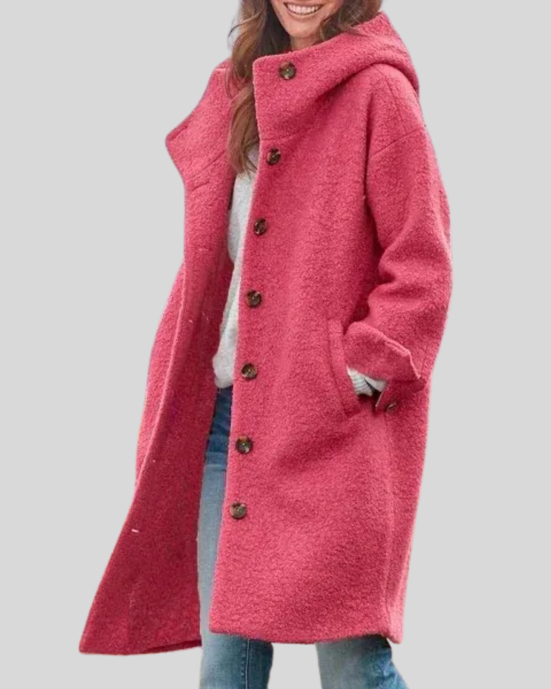 Clara | Mid-Length Stylish Coat for Autumn Days