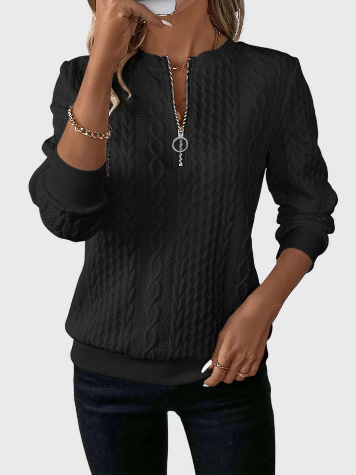 Clara | Sweater with Zipper