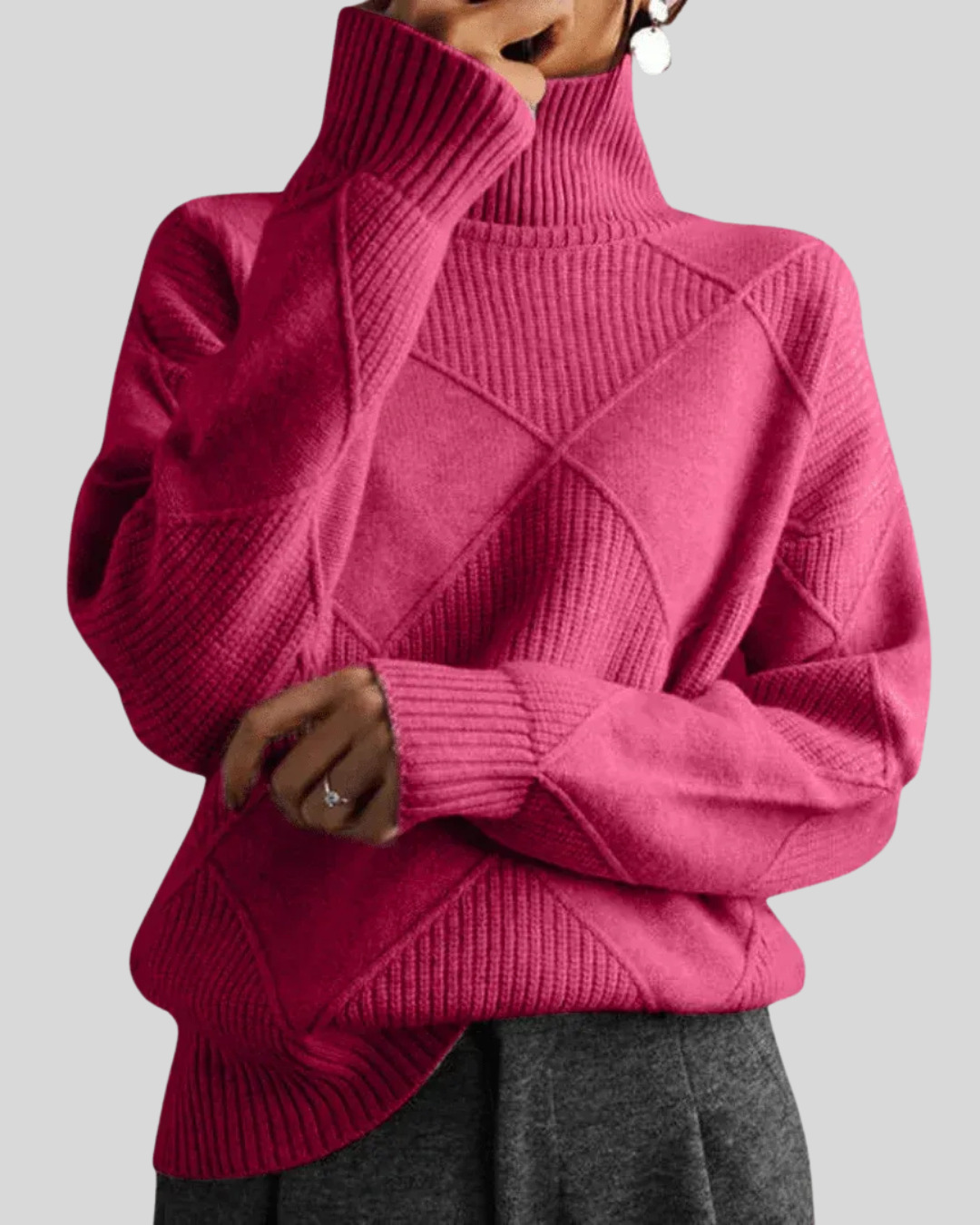 Clara | Luxe Cashmere Turtleneck Sweater