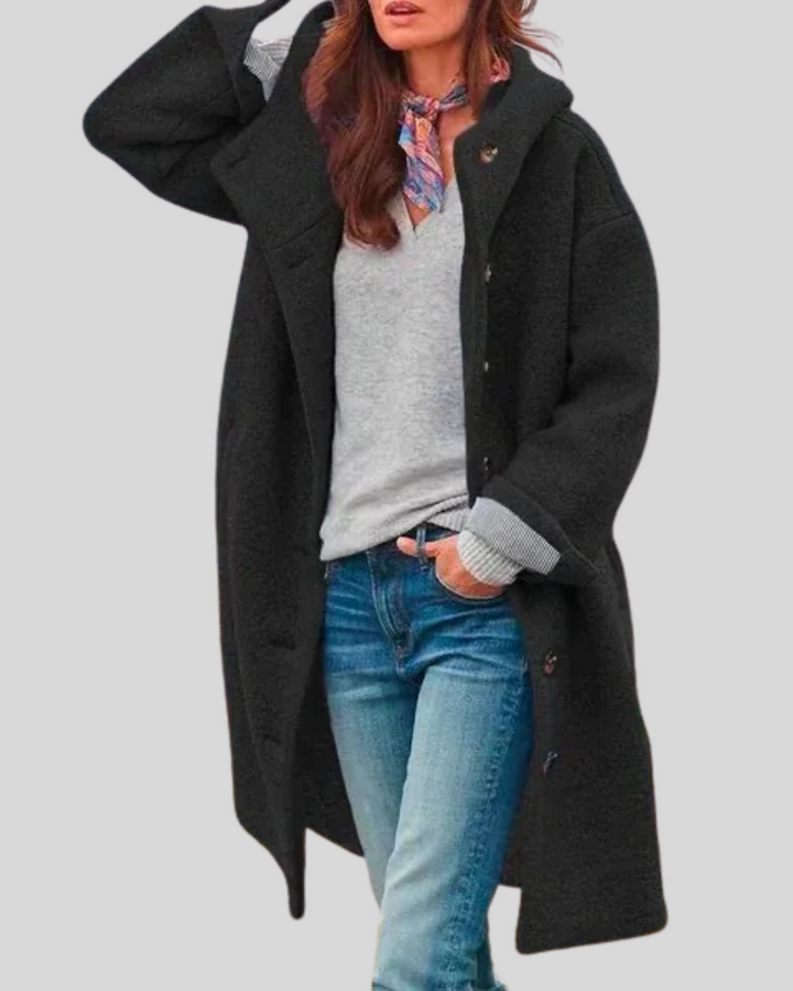 Clara | Mid-Length Stylish Coat for Autumn Days