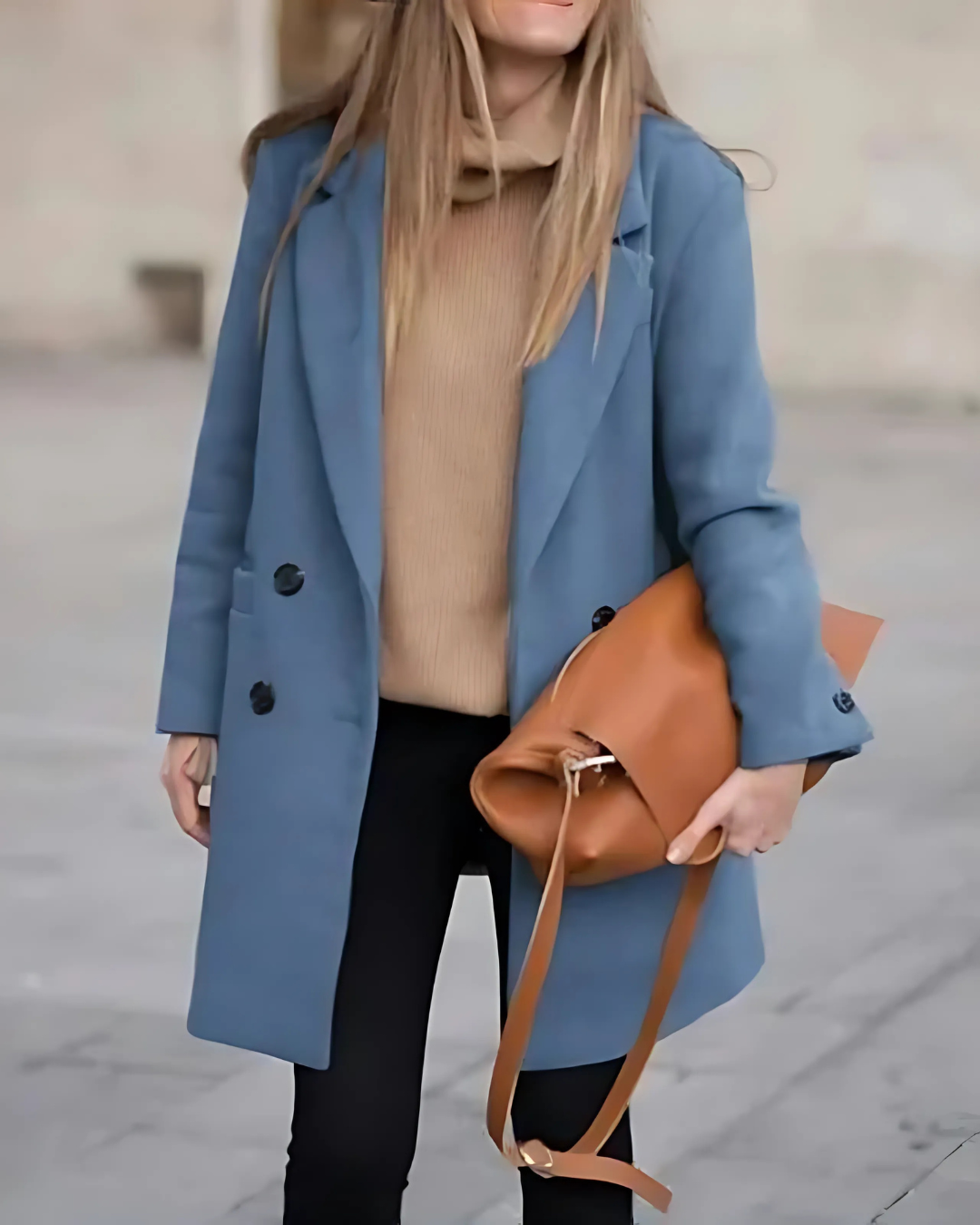 Clara | Mid-Length Autumn Tailored Coat