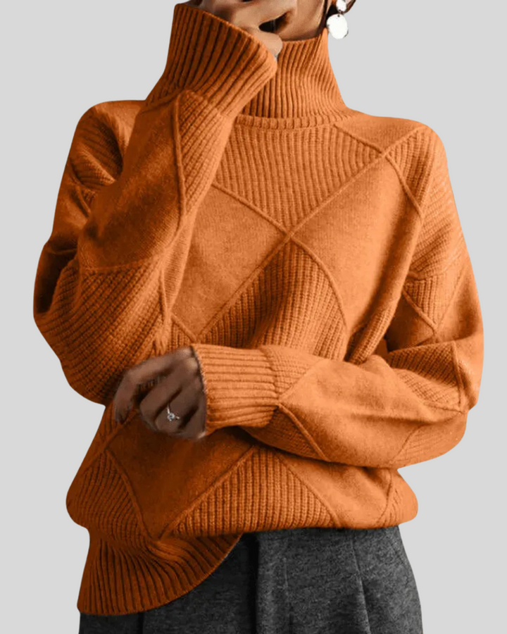 Clara | Luxe Cashmere Turtleneck Sweater