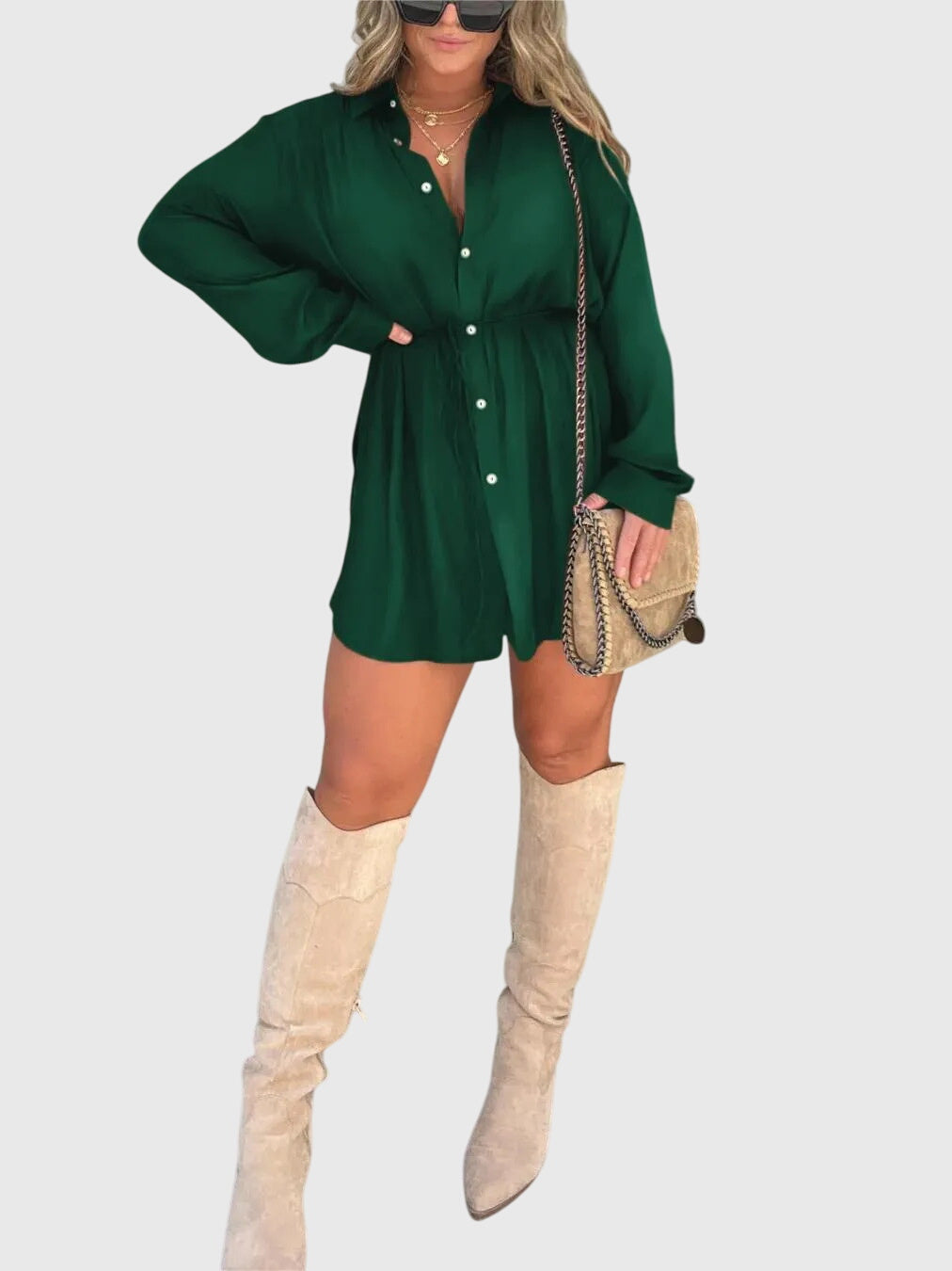Clara | Elegant Romper Dress